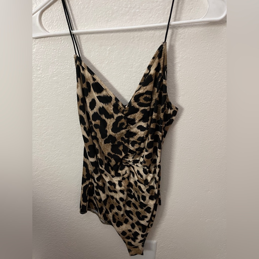 Fashion Nova Leopard Print Bodysuit